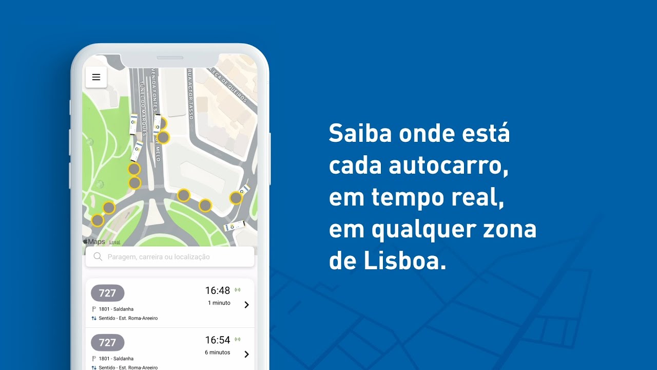 App CARRISway | Rotas & Carreiras